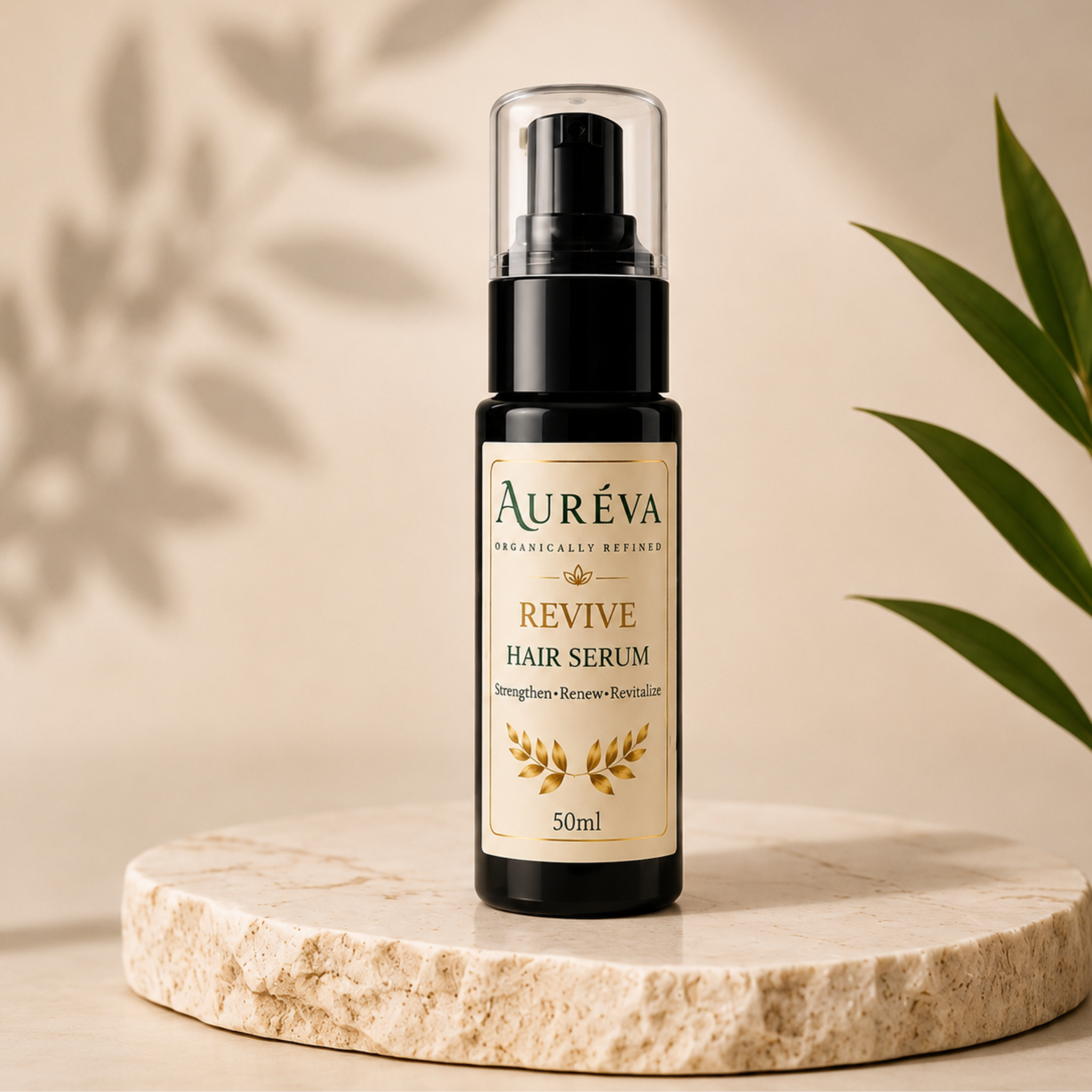 Auréva Coconut Hair Serum – Hydrating & Softening Hair Serum for Dry, Frizzy Hair